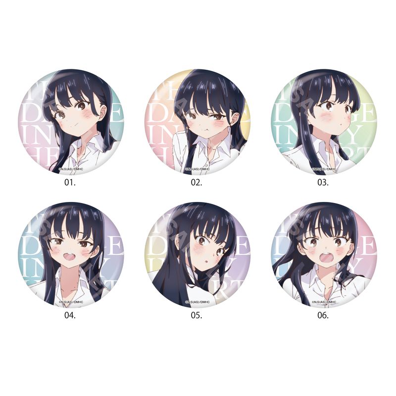 『僕の心のヤバイやつ』メタリック缶バッジ 全6種 コンプリートBOXセット