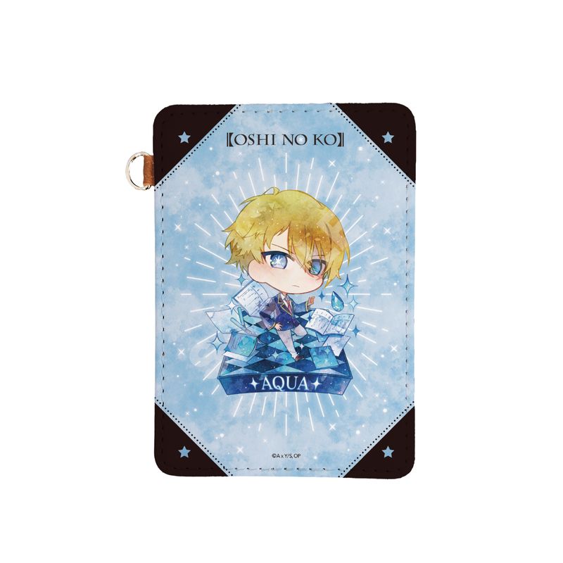 『推しの子』キャラでるアート レザーパスケース 02 アクア