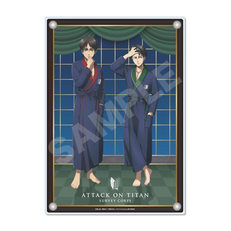 『進撃の巨人』ルームウェアver. ツインアクリルボード 02 ガウン
