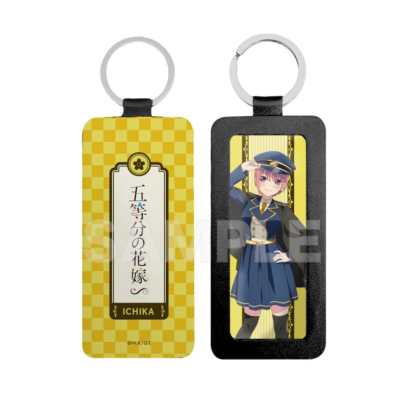 『五等分の花嫁∽』レザーキーホルダー 01 一花(大正ロマンver.)