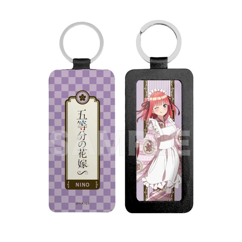 『五等分の花嫁∽』レザーキーホルダー 02 二乃(大正ロマンver.)