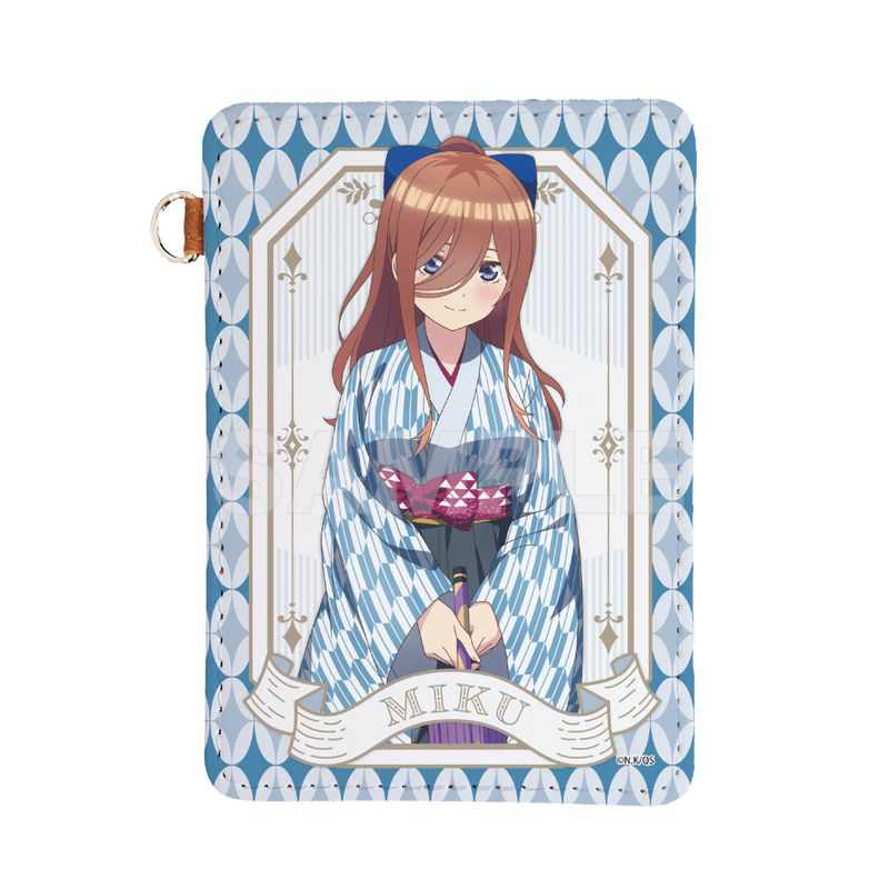 『五等分の花嫁∽』レザーパスケース 03 三玖(大正ロマンver.)