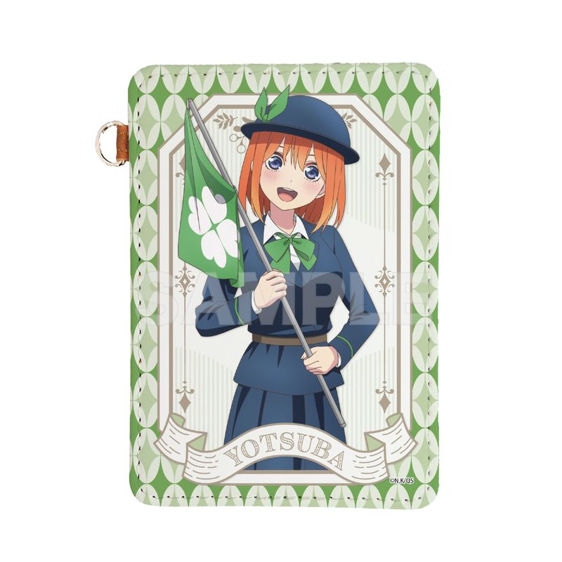 『五等分の花嫁∽』レザーパスケース 04 四葉(大正ロマンver.)