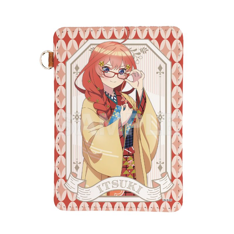 『五等分の花嫁∽』レザーパスケース 05 五月(大正ロマンver.)