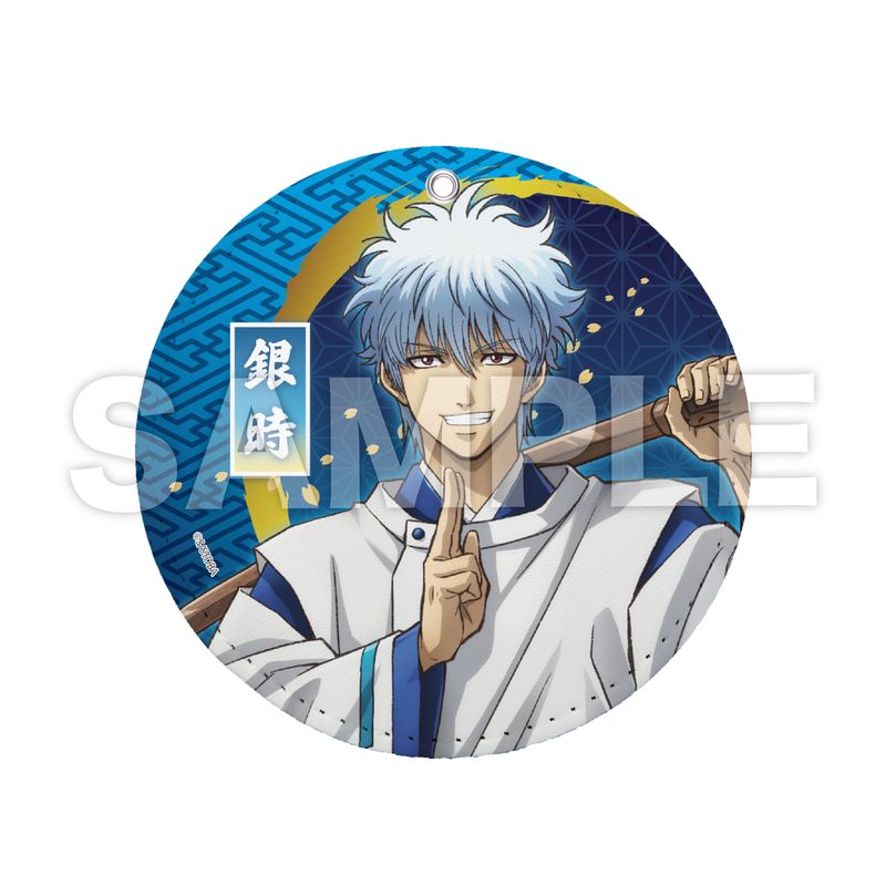 銀魂』レザーコースターキーホルダー 01 坂田銀時 | 人気アニメや