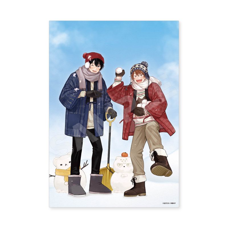 『みなと商事コインランドリー』キャラファインボード 01 湊 晃＆香月 慎太郎