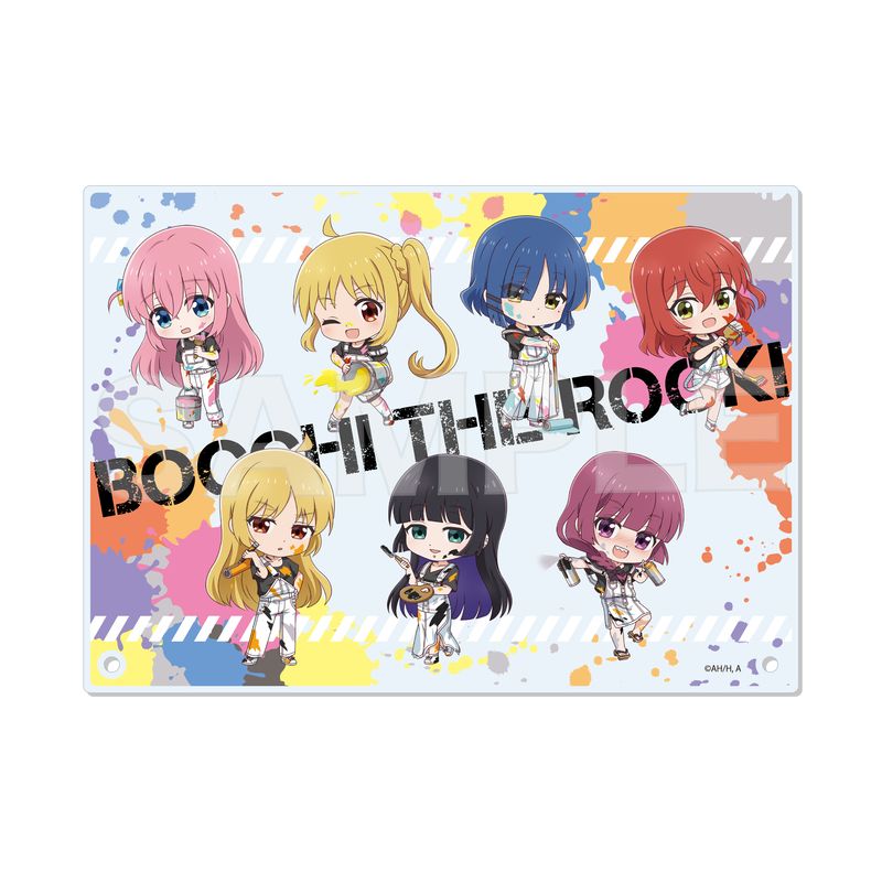 アニメ「ぼっち・ざ・ろっく！」アクリルボード 02 集合(ペインターver.)