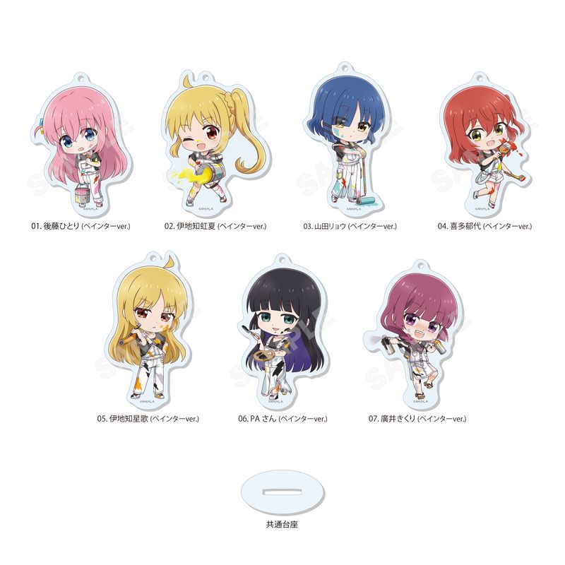 アニメ「ぼっち・ざ・ろっく！」まるっとスタンドキーホルダー 第3弾 全7種 BOXセット