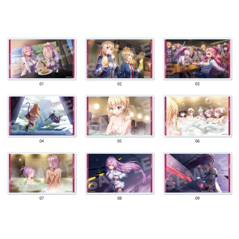 『ヘブンバーンズレッド』アクリルカード 全9種 A コンプリートBOXセット