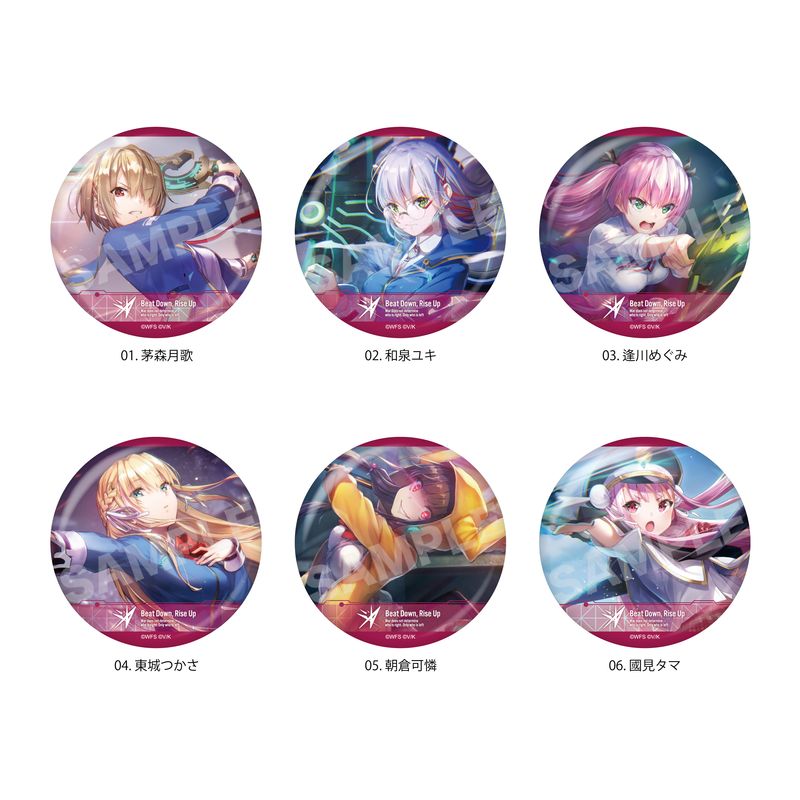 『ヘブンバーンズレッド』缶バッジ 01 第31A部隊 全6種 BOXセット