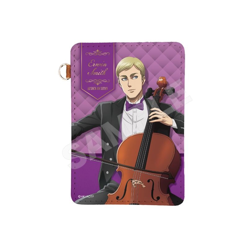 『進撃の巨人』四重奏ver. レザーパスケース 04 エルヴィン