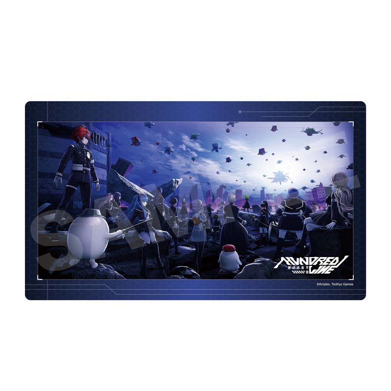『HUNDRED LINE -最終防衛学園-』ラバーマット 01 キービジュアル
