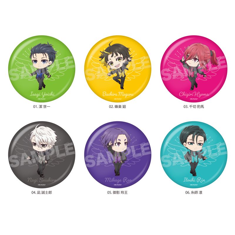 『ブルーロック』ブラックスワン 缶バッジ 全6種 B コンプリートBOXセット