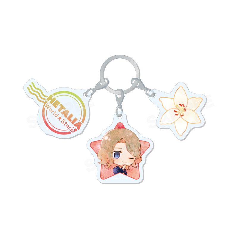 『ヘタリア World★Stars』キャラでるアート 3連チャーム 06 フランス