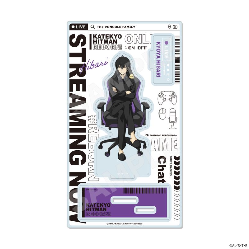 【予約受付中】『家庭教師ヒットマンREBORN!』ゲーム配信者風ver. ジオラマアクリル 04 雲雀恭弥