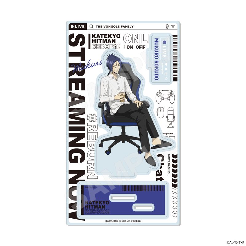 『家庭教師ヒットマンREBORN!』ゲーム配信者風ver. ジオラマアクリル 05 六道骸