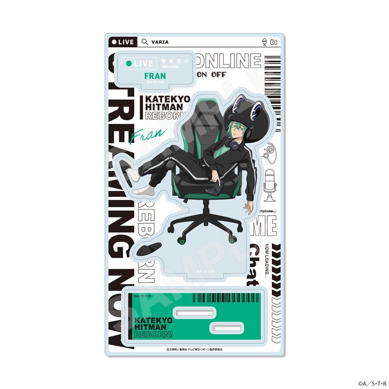 【予約受付中】『家庭教師ヒットマンREBORN!』ゲーム配信者風ver. ジオラマアクリル 09 フラン