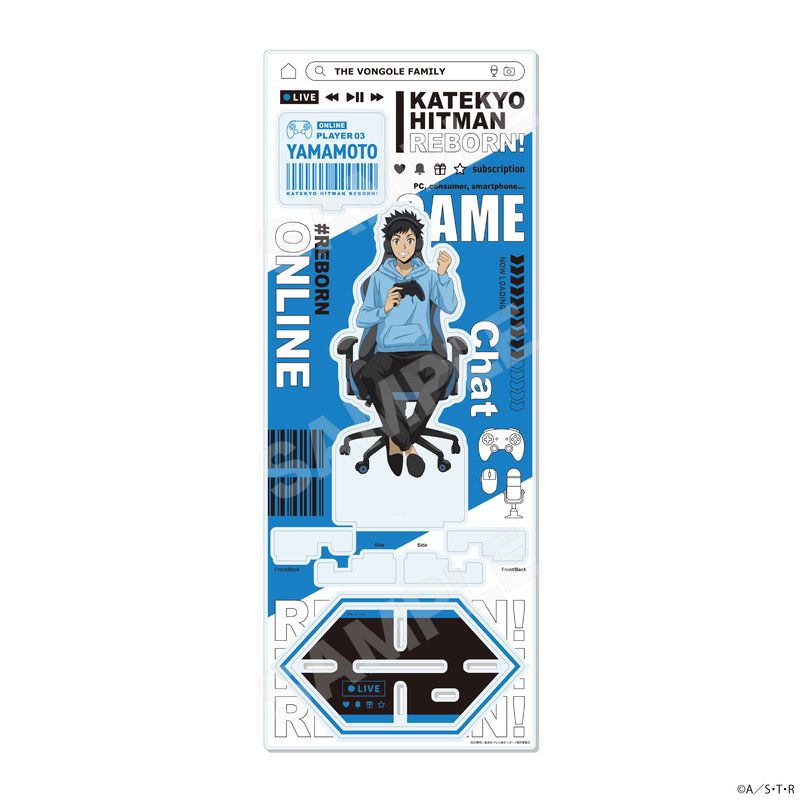 『家庭教師ヒットマンREBORN!』ゲーム配信者風ver. アクリルスタンド(L) 03 山本武