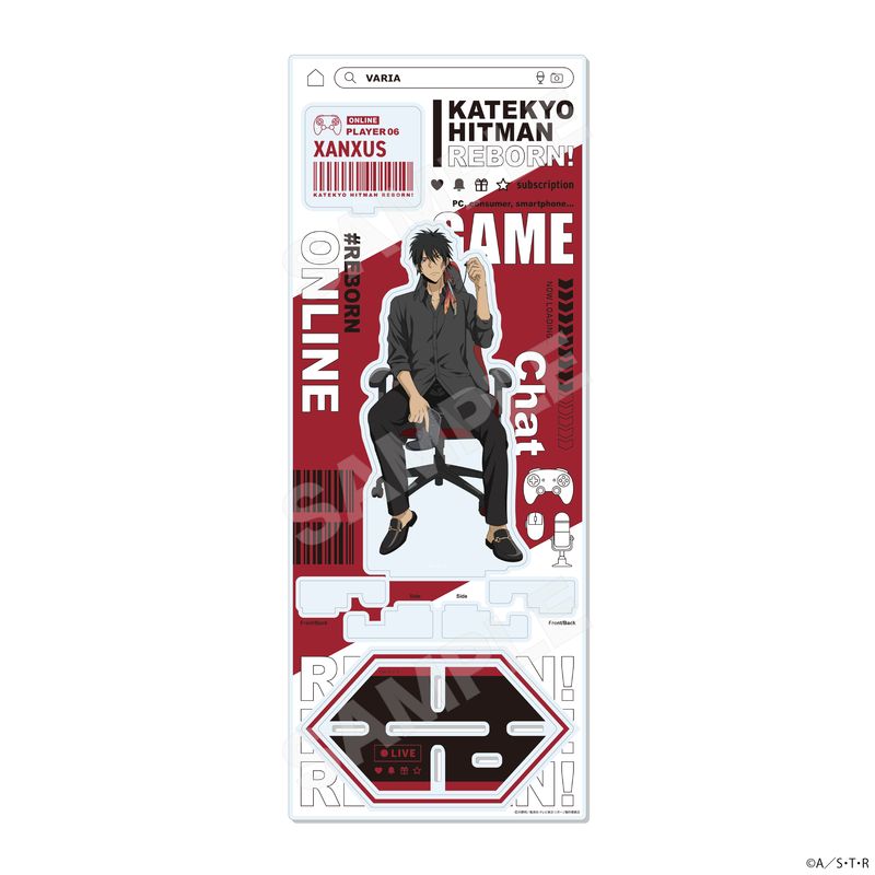 『家庭教師ヒットマンREBORN!』ゲーム配信者風ver. アクリルスタンド(L) 06 XANXUS