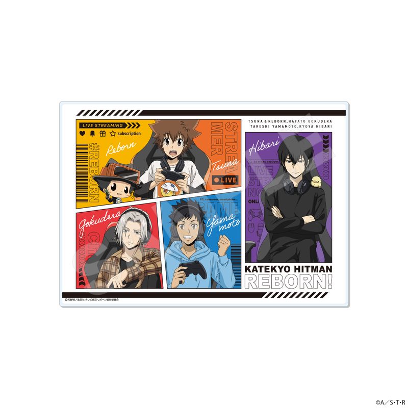 『家庭教師ヒットマンREBORN!』ゲーム配信者風ver. アクリルボード 01