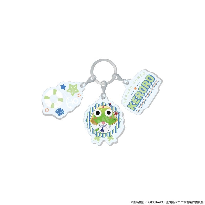 【予約受付中】『ケロロ軍曹』おでかけマリンルックver. 3連チャーム 01 ケロロ