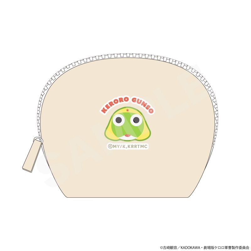 【予約受付中】『ケロロ軍曹』サガラ刺繍ポーチ 01 ケロロ