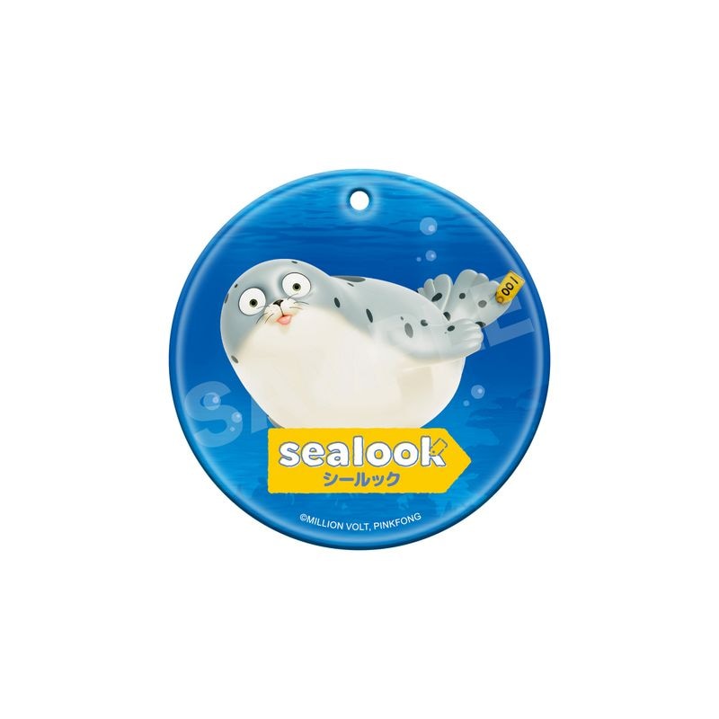 『SEALOOK』クリアソフトキーホルダー 01 ドットザラシ