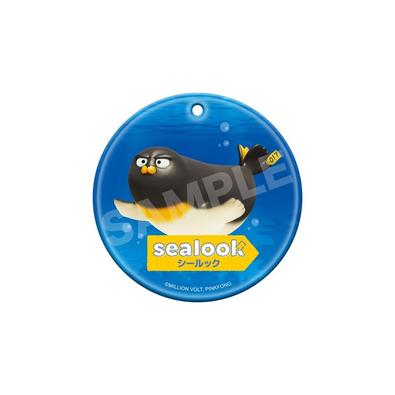 【予約受付中】『SEALOOK』クリアソフトキーホルダー 04 ペンギンザラシ