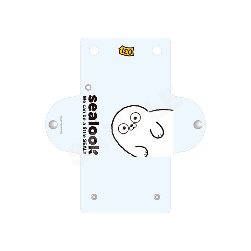『SEALOOK』クリアマルチケース 02 ベイビーザラシ