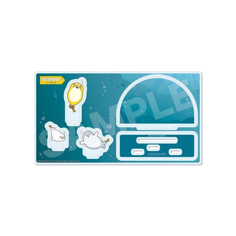 【予約受付中】『SEALOOK』ジオラマアクリル 01 ドットザラシ・柴ザラシ・ベイビーザラシ