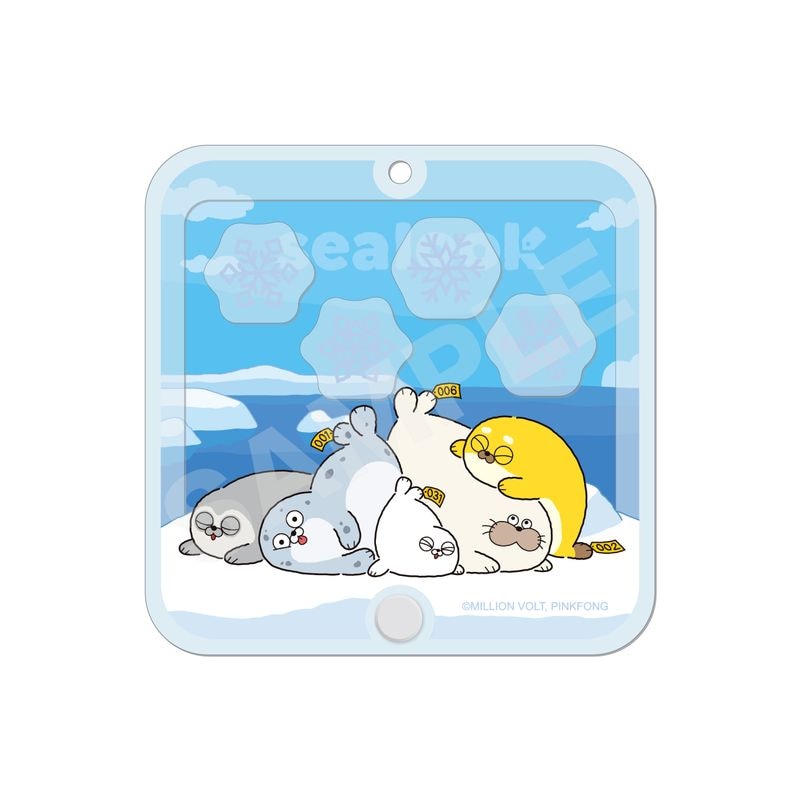 【予約受付中】『SEALOOK』シャカシャカアクキー 02 雪の結晶