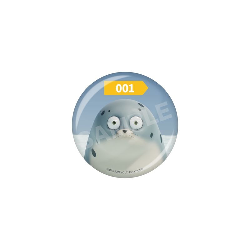 【予約受付中】『SEALOOK』缶バッジ 02 001ドットザラシ