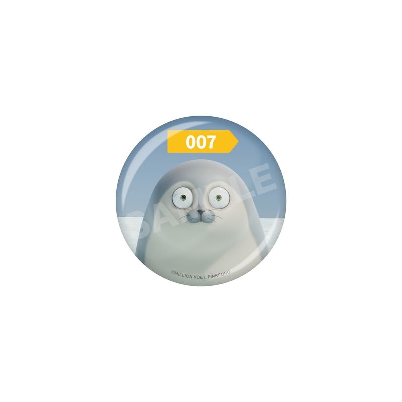 【予約受付中】『SEALOOK』缶バッジ 08 007アイスザラシ