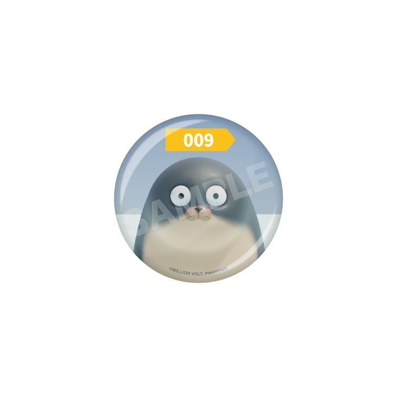 【予約受付中】『SEALOOK』缶バッジ 10 009クジラザラシ