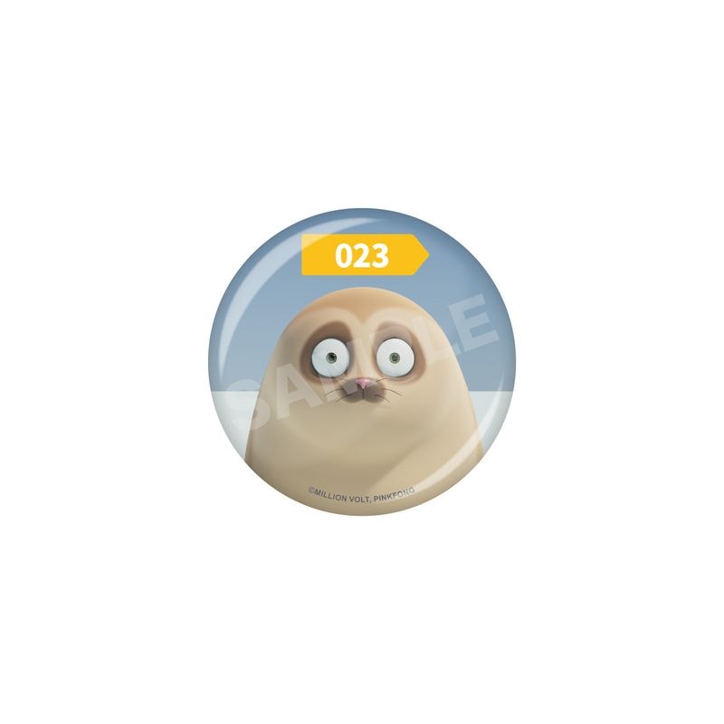 【予約受付中】『SEALOOK』缶バッジ 21 023ミーアキャットザラシ