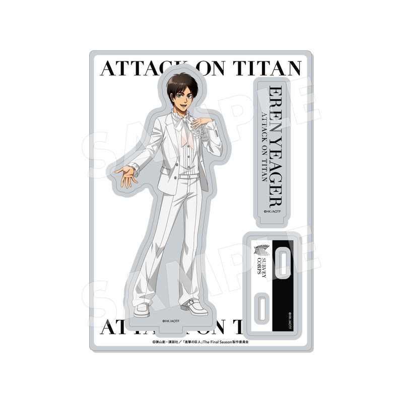 【予約受付中】『進撃の巨人』Black & White ver. アクリルスタンド 03 エレン(White)