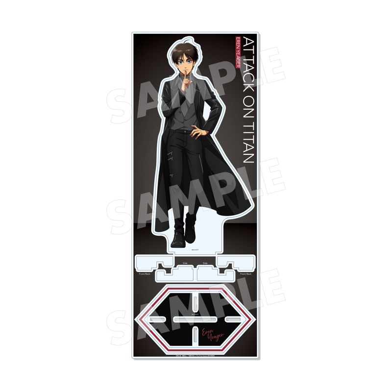 【予約受付中】『進撃の巨人』Black & White ver. アクリルスタンド(L) 01 エレン(Black)