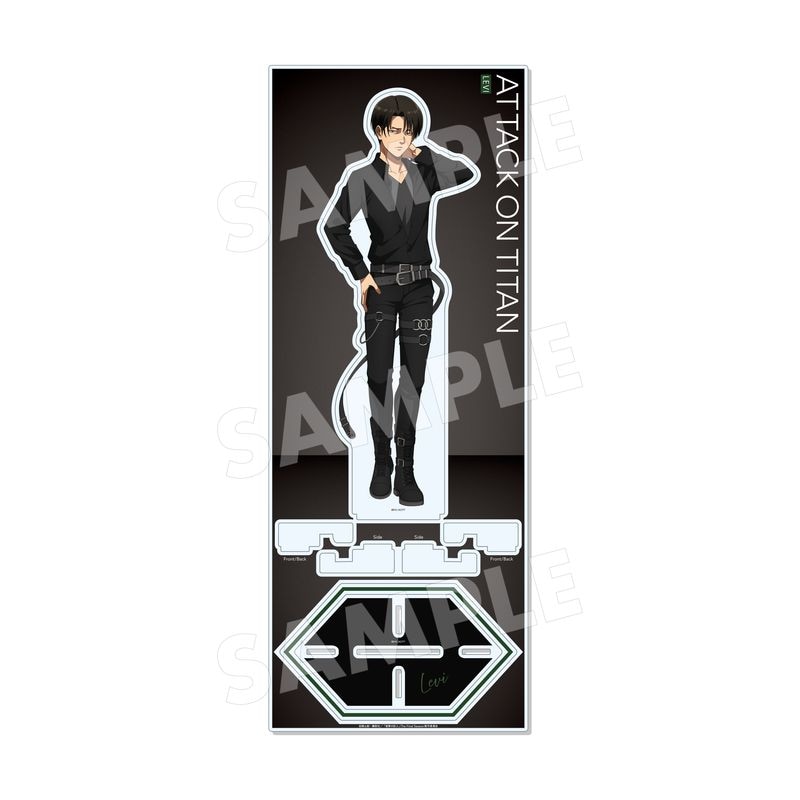 【予約受付中】『進撃の巨人』Black & White ver. アクリルスタンド(L) 02 リヴァイ(Black)