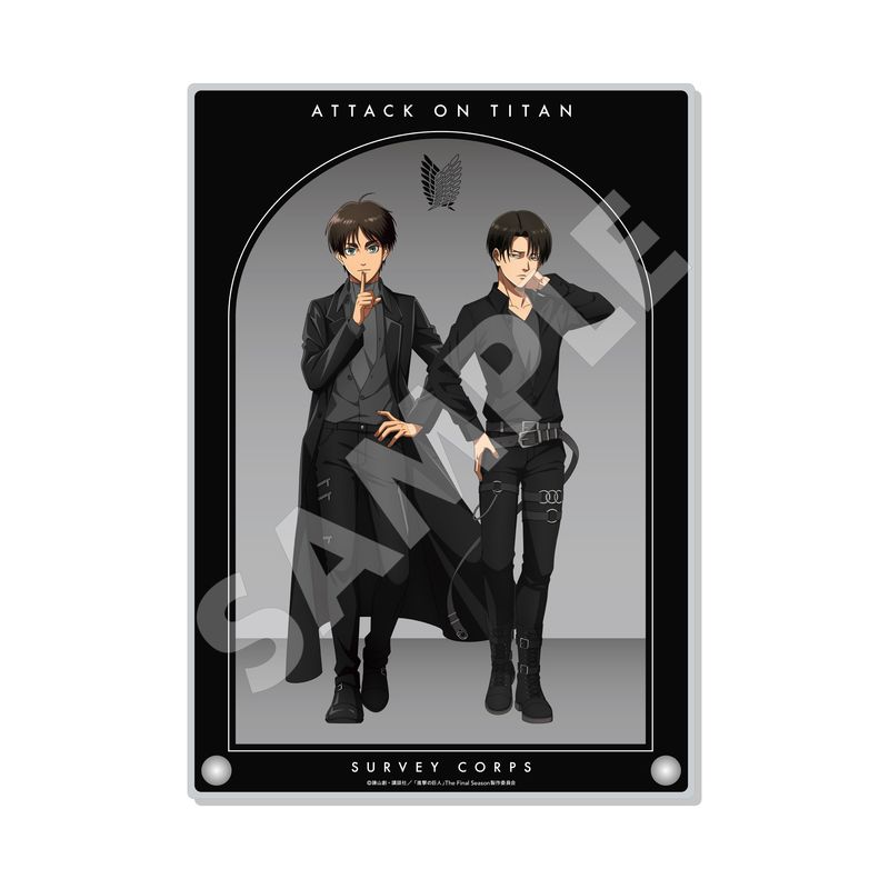 進撃の巨人』Black & White ver. アクリルスタンド 02 リヴァイ(Black