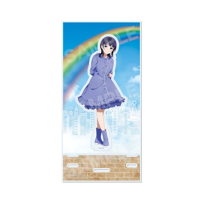 『ラブライブ！虹ヶ咲学園スクールアイドル同好会』レインコートver. 背景付きアクスタ E 朝香 果林