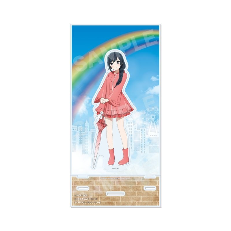 『ラブライブ！虹ヶ咲学園スクールアイドル同好会』レインコートver. 背景付きアクスタ H 優木 せつ菜