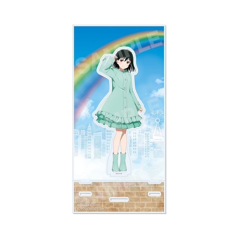 『ラブライブ！虹ヶ咲学園スクールアイドル同好会』レインコートver. 背景付きアクスタ K 三船 栞子
