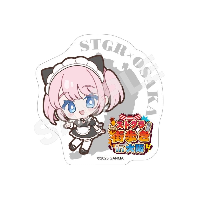 【予約受付中】『ストグラ』街歩きin大阪 ステッカー 29 豆乳ちゃんもも(ミニキャラ)