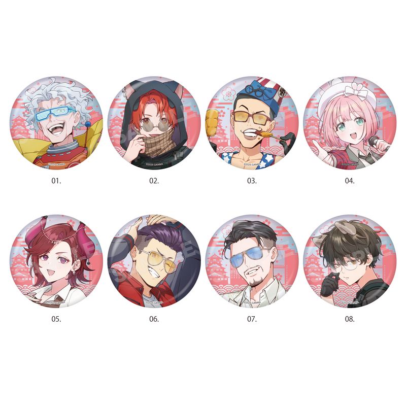 【予約受付中】『ストグラ』街歩きin大阪 ホログラム缶バッジ 全8種 B コンプリートBOXセット