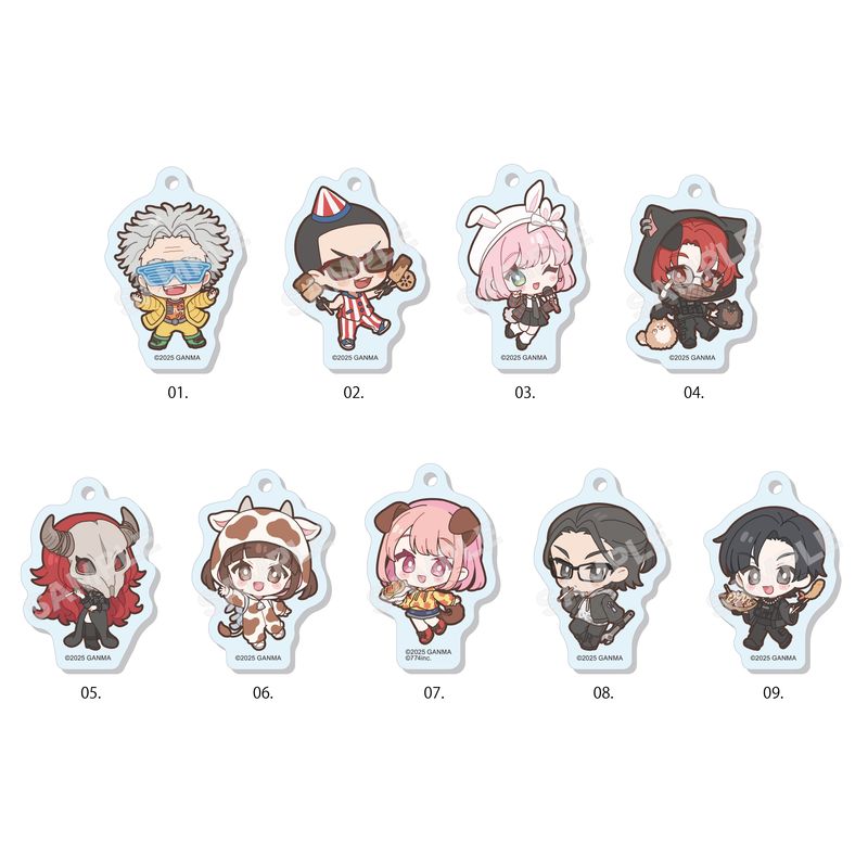 【予約受付中】『ストグラ』街歩きin大阪 めじるしアクリルチャーム 全9種 C コンプリートBOXセット