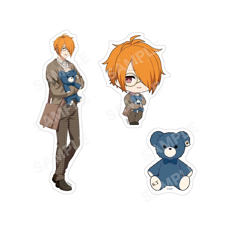 『アイドルマスター SideM』Teddy's Collection ステッカー(3枚セット) 05 九十九一希