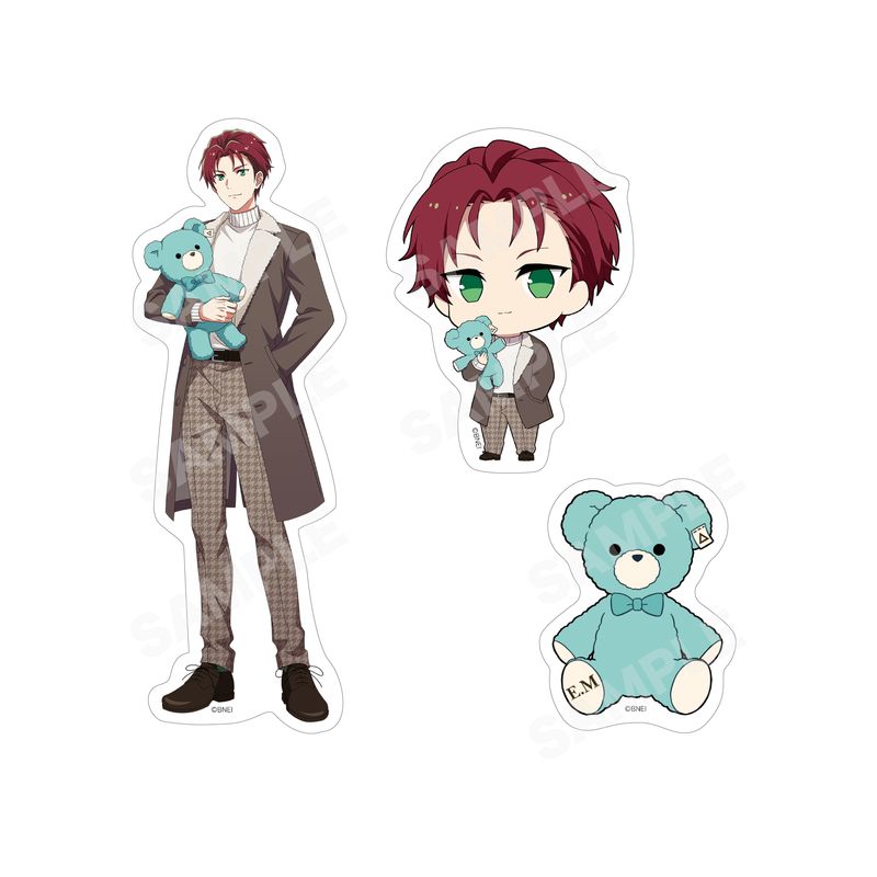 『アイドルマスター SideM』Teddy's Collection ステッカー(3枚セット) 08 眉見鋭心