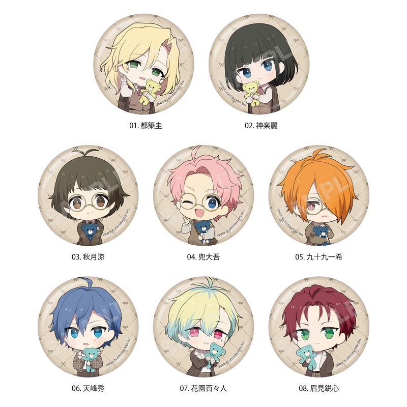 予約受付中】『アイドルマスター SideM』Teddy's Collection 缶バッジ