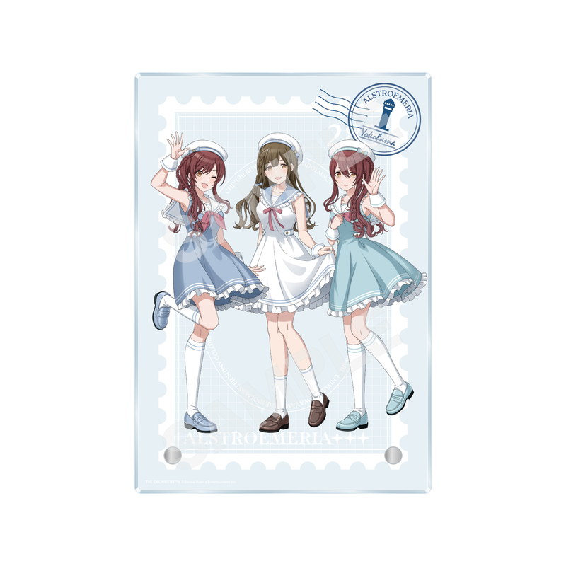 『アイドルマスター シャイニーカラーズ』パステルマリンルックver. アクリルボード -技- 01 ALSTROEMERIA