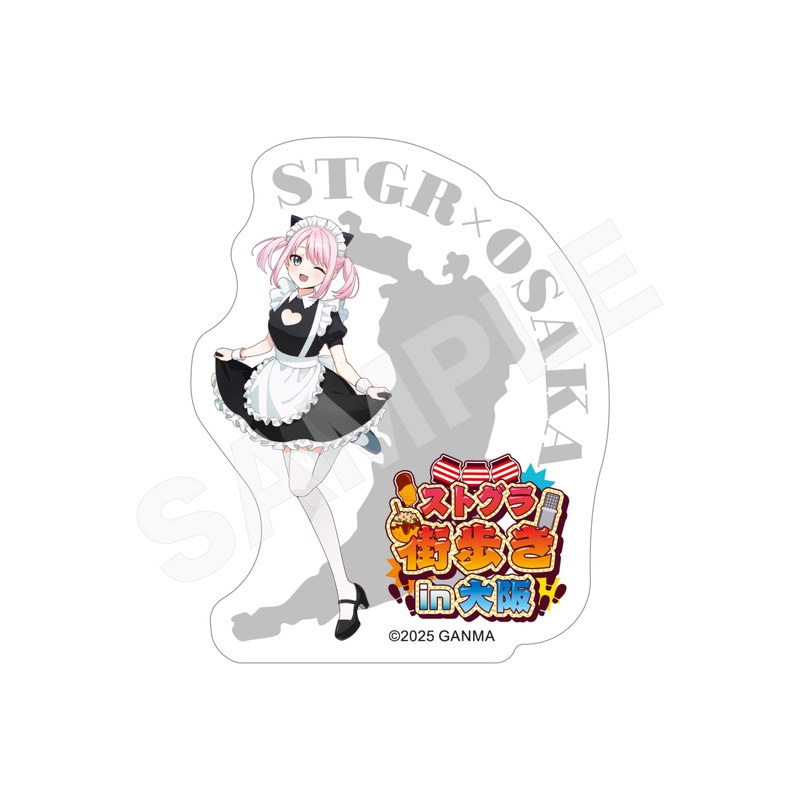 【予約受付中】『ストグラ』街歩きin大阪 ステッカー 123 豆乳ちゃんもも